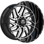 Order 544 Gloss Black - Machined Face Wheel by TIS WHEELS (20x10 -25mm) For Your Vehicle