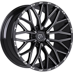 Order 566 Gloss Black - Milled Edge Wheel by TIS WHEELS (20x12 -44mm) For Your Vehicle