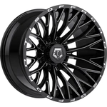 Order 566 Gloss Black - Milled Edge Wheel by TIS WHEELS (20x12 -44mm) For Your Vehicle