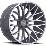 Order 566 Silver - Brushed Face Wheel by TIS WHEELS (20x10 -24mm) For Your Vehicle