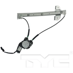 Order TYC - 660730 - Front Driver Side Power Window Regulator and Motor Assembly For Your Vehicle