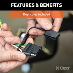 Order Kit de câblage par CURT MANUFACTURING - 59187 For Your Vehicle