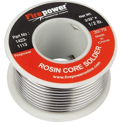 FIRE POWER - 1423-1113 - 0.093" x 8 oz. 30/70 Electrical Repair Rosin Flux Core Solder pa2