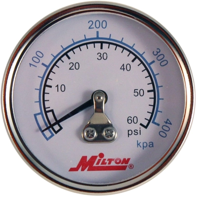 0-60 psi 1/4" Mini Gauge by MILTON INDUSTRIES INC - 1190 pa1