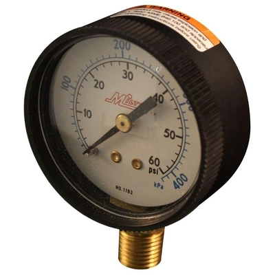 0-60 psi 1/4" Pressure Gauge by MILTON INDUSTRIES INC - 1193 pa2
