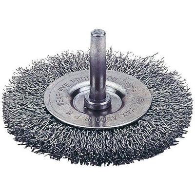 1-1/2" Carbon Steel Crimped Wheel Brush by FIRE POWER - 1423-2100 pa1