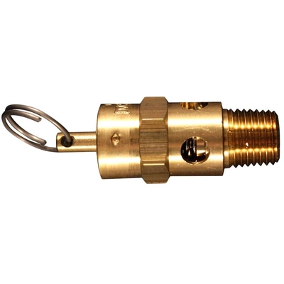 1/4" (M) NPT Safety Valve for Air Compressor by MILTON INDUSTRIES INC - 1090-70 pa1