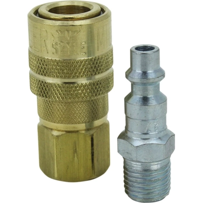 1/4" M-Style 40 CFM Quick Coupler Body/Plug Kit, 10 Pieces (Pack of 10) by MILTON INDUSTRIES INC - 711 pa5
