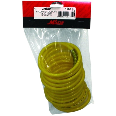 1/4" x 12' ReCoil Nylon Air Hose by MILTON INDUSTRIES INC - 1667 pa1