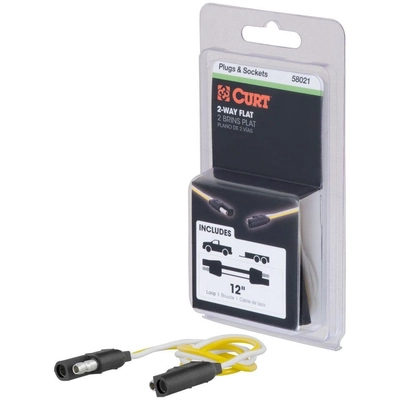 2-Way Flat Wiring Connector by CURT MANUFACTURING - 58021 pa5