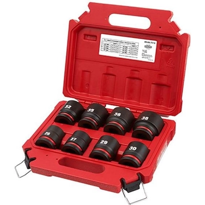 3/4" Drive Metric 6-Point Standard Impact Socket Set (8 Pieces) by MILWAUKEE - 49-66-7019 pa4