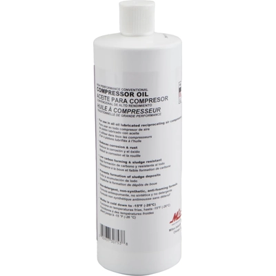 32 oz. Air Compressor Oil by MILTON INDUSTRIES INC - 1002-32 pa3