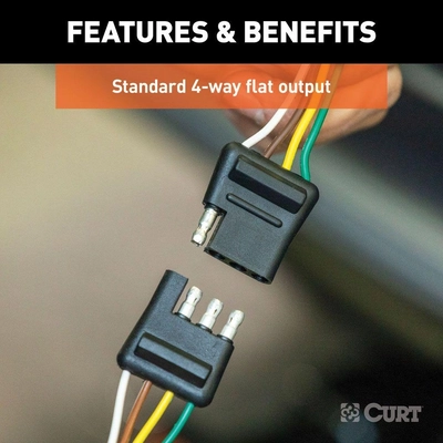 4-Way Bonded Wiring Connector by CURT MANUFACTURING - 58051 pa5