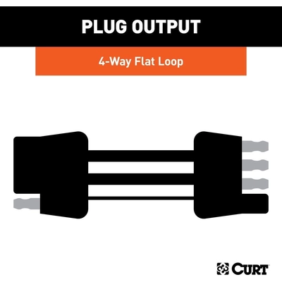 4-Way Bonded Wiring Connector by CURT MANUFACTURING - 58380 pa4