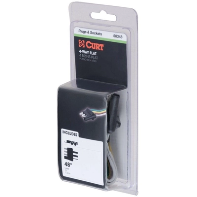 4-Way Flat Wiring Connector by CURT MANUFACTURING - 58348 pa2