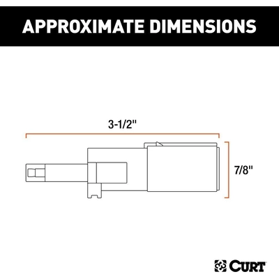 4-Way Round To 4-Way Flat Wiring Adapter by CURT MANUFACTURING - 58414 pa5