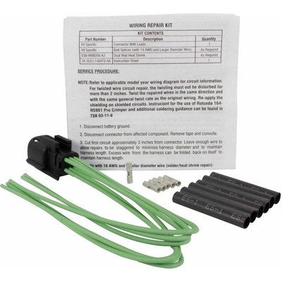MOTORCRAFT - WPT971 - Parking, Turn Signal & Stop Light Connector pa2