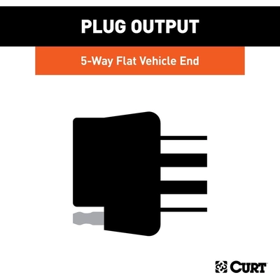 5-Way Flat Bonded Wiring Connector by CURT MANUFACTURING - 58531 pa4