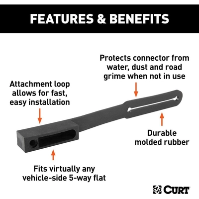 5-Way Flat Wiring Connector by CURT MANUFACTURING - 58202 pa4