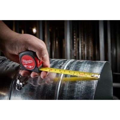 6' (2 m) SAE/Metric Keychain Measuring Tape (Pack of 12) by MILWAUKEE - 48-22-5506 pa4
