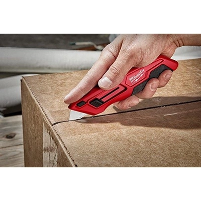 6-3/4" Size Slide Retractable Utility Knife with Handle Blade Storage by MILWAUKEE - 48-22-1510 pa3