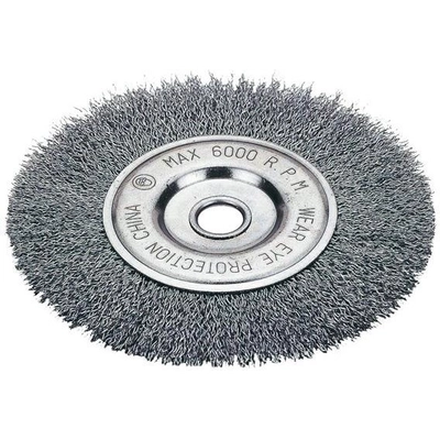 6" Carbon Steel Crimped Wheel Brush by FIRE POWER - 1423-2121 pa1