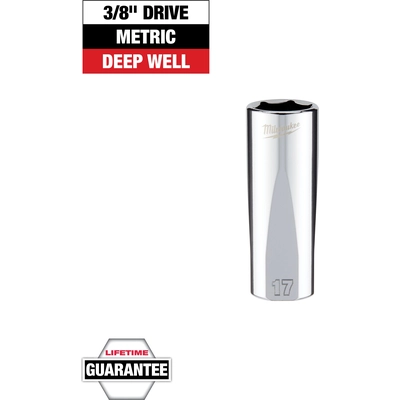MILWAUKEE - 45-34-0117 - 3/8" Drive 17mm Metric Deep Socket pa2