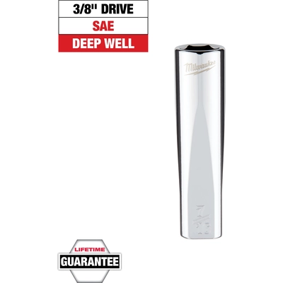 MILWAUKEE - 45-34-4375 - 3/8" Drive 7/16" SAE Deep Socket pa2