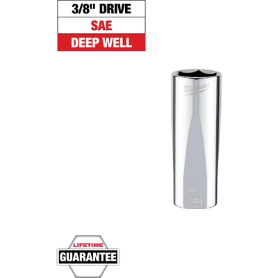 MILWAUKEE - 45-34-6875 - 3/8" Drive 11/16" SAE Deep Socket pa2