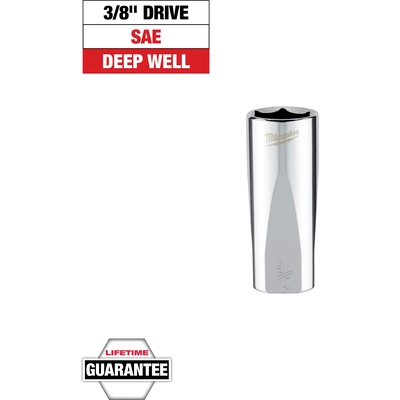 MILWAUKEE - 45-34-7500 - 3/8" Drive 3/4" SAE Deep Socket pa2
