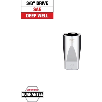 MILWAUKEE - 45-34-8032 - 3/8" Drive 1" Deep Socket pa2