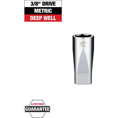 MILWAUKEE - 45-34-8040 - 3/8" Drive 20mm Deep Socket pa2