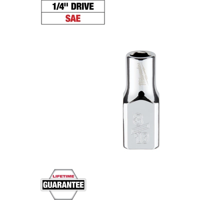 MILWAUKEE - 45-34-9001 - 1/4" Drive 3/16" SAE Socket pa2