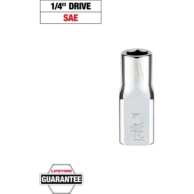 MILWAUKEE - 45-34-9002 - 1/4" Drive 7/32" SAE Socket pa2