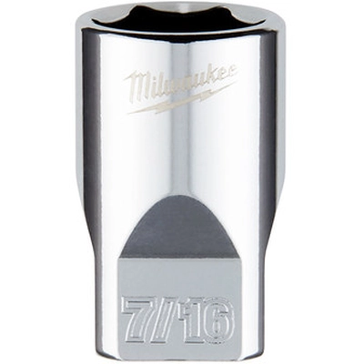 MILWAUKEE - 45-34-9008 - 1/4" Drive 7/16" SAE Socket pa1