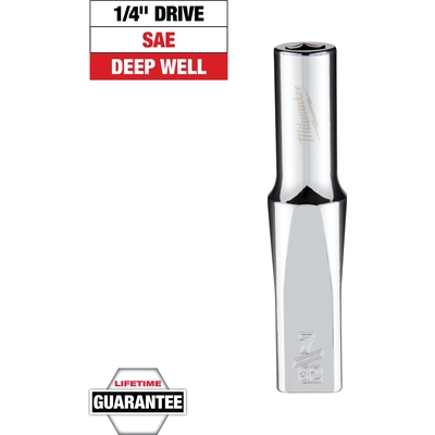 MILWAUKEE - 45-34-9013 - 1/4" Drive 7/32" SAE Deep Socket pa2