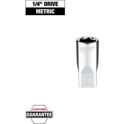 MILWAUKEE - 45-34-9034 - 1/4" inch Drive 8mm Metric Socket pa2