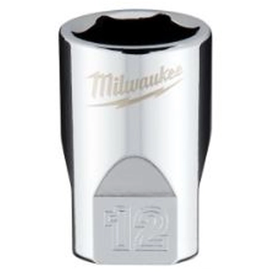 MILWAUKEE - 45-34-9038 - 1/4" inch Drive 12mm Metric Socket pa1