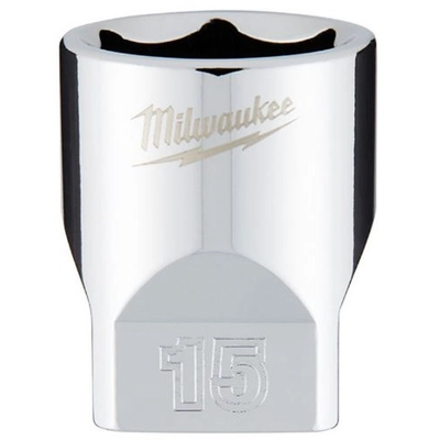 MILWAUKEE - 45-34-9041 - 1/4" inch Drive 15mm Metric Socket pa1