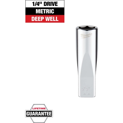 MILWAUKEE - 45-34-9049 - 1/4" inch Drive 11mm Metric Deep Socket pa2