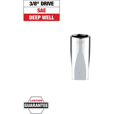 MILWAUKEE - 45-34-9075 - 3/8" inch Drive 7/8" inch SAE Deep Socket pa2