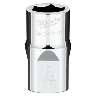MILWAUKEE - 45-34-9101 - 1/2" Drive 9/16" SAE 6-Point Socket pa3