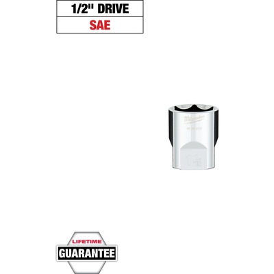 MILWAUKEE - 45-34-9109 - 1/2" Drive 1-1/16" SAE 6-Point Socket pa2
