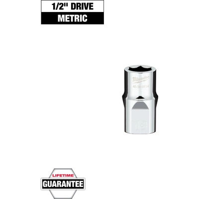 MILWAUKEE - 45-34-9114 - 1/2" Drive 13MM Metric 6-Point Socket pa2