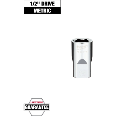 MILWAUKEE - 45-34-9116 - 1/2" Drive 15MM Metric 6-Point Socket pa2