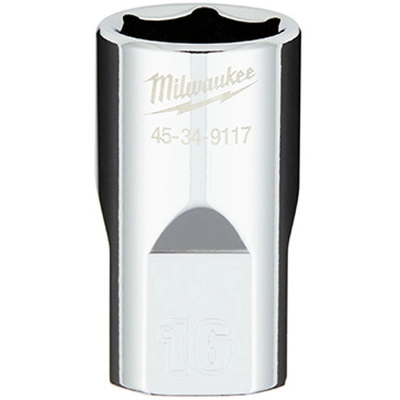 MILWAUKEE - 45-34-9117 - 1/2" Drive 16MM Metric 6-Point Socket pa1