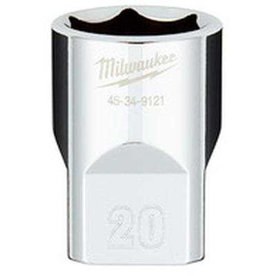MILWAUKEE - 45-34-9121 - 1/2" Drive 20MM Metric 6-Point Socket pa1