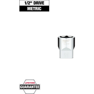 MILWAUKEE - 45-34-9124 - 1/2" Drive 23MM Metric 6-Point Socket pa2