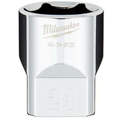 MILWAUKEE - 45-34-9125 - 1/2" Drive 24MM Metric 6-Point Socket pa1