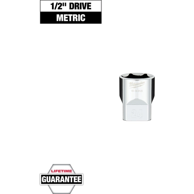 MILWAUKEE - 45-34-9125 - 1/2" Drive 24MM Metric 6-Point Socket pa2